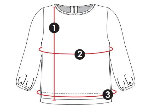 Jalie 3905 Round Neck Blouse - Figure 10