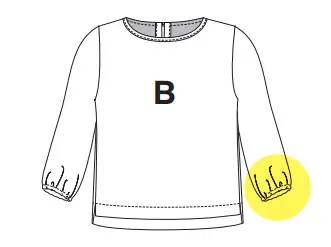 Jalie 3905 Round Neck Blouse - Figure 11