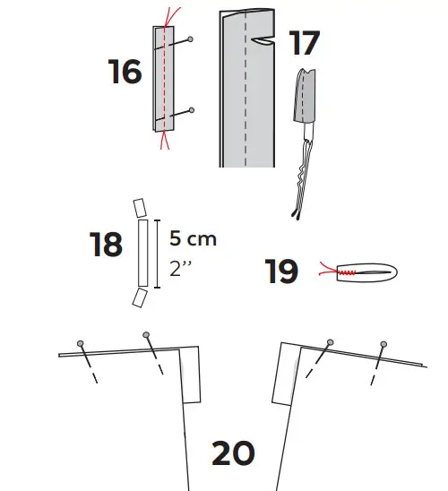 Jalie 3905 Round Neck Blouse - Figure 6