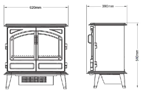 Dimplex-LKD20-AU-Leckford-2kW-Optiflame-Portable-Electric-Fire-FIG3