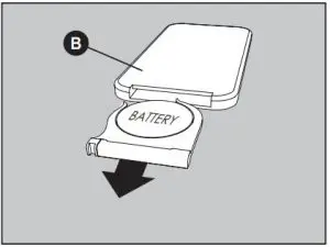 FIG 9 Replacing the Remote-Control Battery