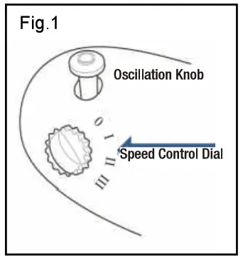 LIVING CO YF-AN1201 30cm Metal Table Fan - 4