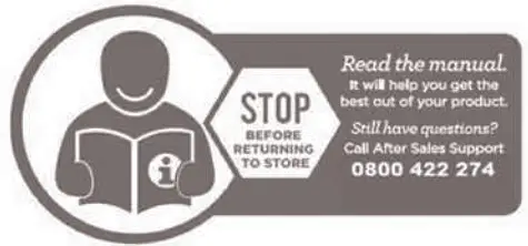 LIVING CO YF-AN1201 30cm Metal Table Fan - icon1