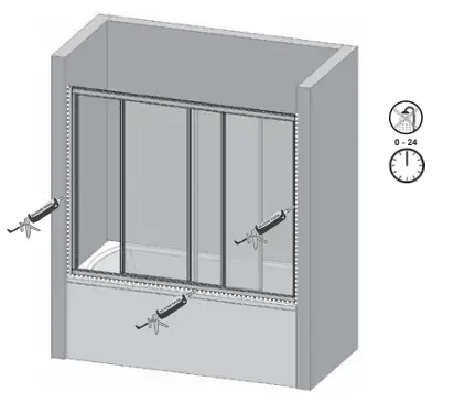 RAVAK AVDP3 +APSV Bathroom Door - 10