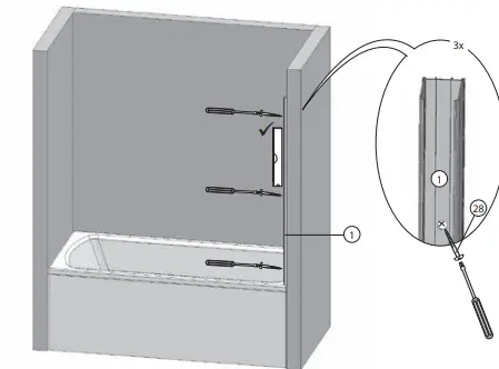 RAVAK AVDP3 +APSV Bathroom Door - 6