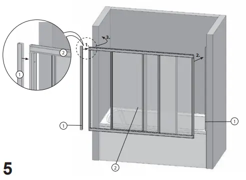 RAVAK AVDP3 +APSV Bathroom Door - 7