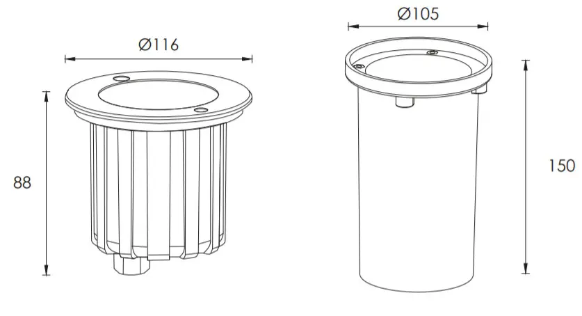YPHIX 50298100 - DIMENSION