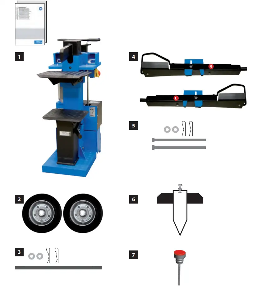 Gude DHH Series Wood Splitter - Figrue 1
