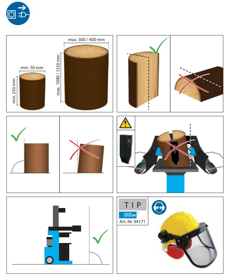 Gude DHH Series Wood Splitter - Figrue 11