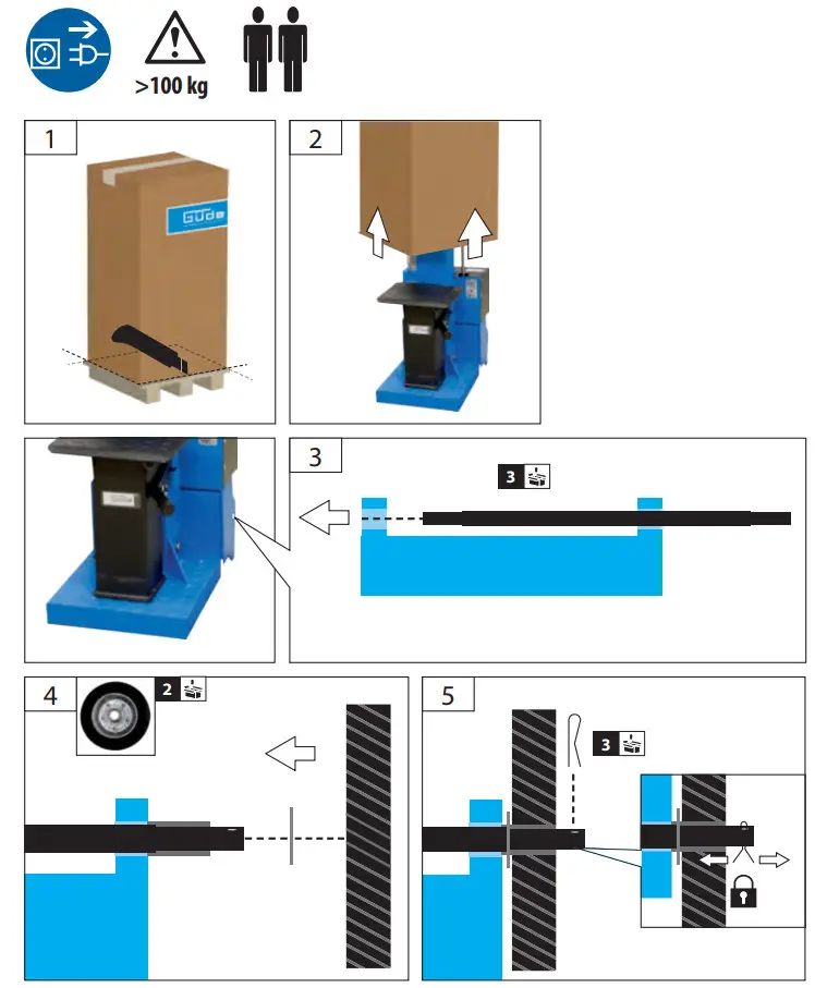 Gude DHH Series Wood Splitter - Figrue 2