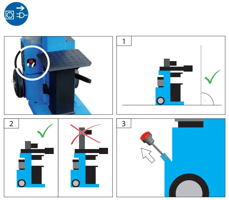 Gude DHH Series Wood Splitter - Figrue 5