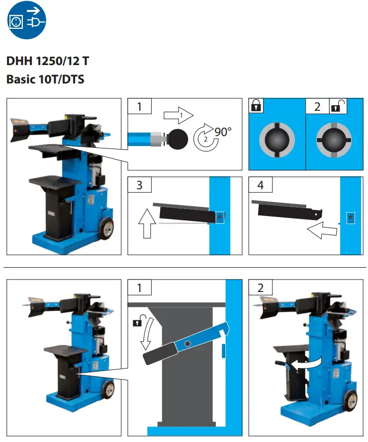 Gude DHH Series Wood Splitter - Figrue 8