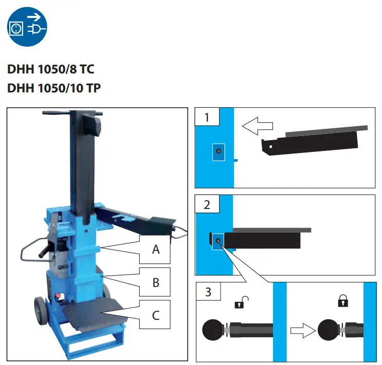 Gude DHH Series Wood Splitter - Figrue 9