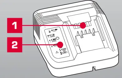 Ozito 18V Cordless Surface Brush PXSBS - battrery 1
