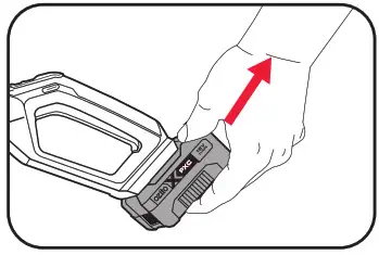 Ozito 18V Cordless Surface Brush PXSBS- Inserting 1