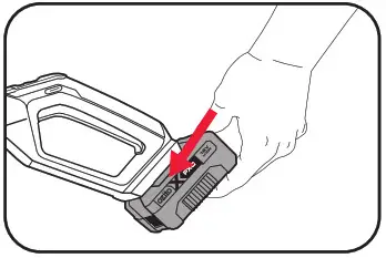Ozito 18V Cordless Surface Brush PXSBS- Inserting