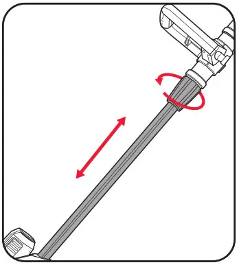 Ozito 18V Cordless Surface Brush PXSBS- Nut by turning