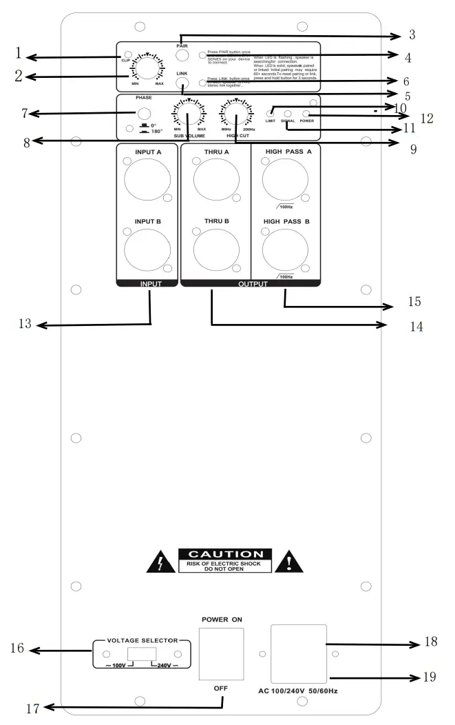 AUDIO DEPOTS ZRX S15BT ZRX Series Powered Subwoofers-fig2