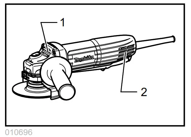 makita GA4034 Cordless Angle Grinder - fig 19