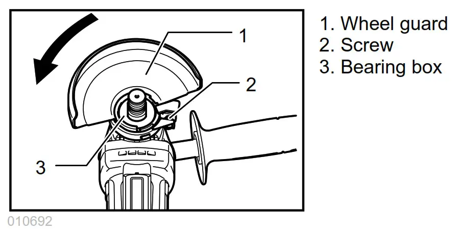 makita GA4034 Cordless Angle Grinder - fig 7