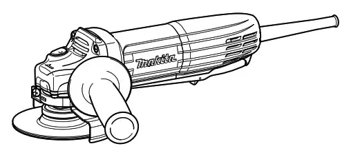 makita GA4034 Cordless Angle Grinder