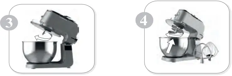 Whisk and Kneading Hook