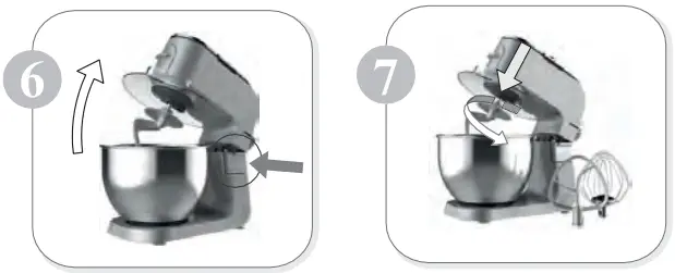 Whisk and Kneading Hook