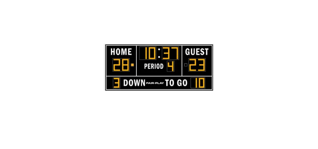 Fair-play Fb-8145-2 Football Scoreboard Instructions