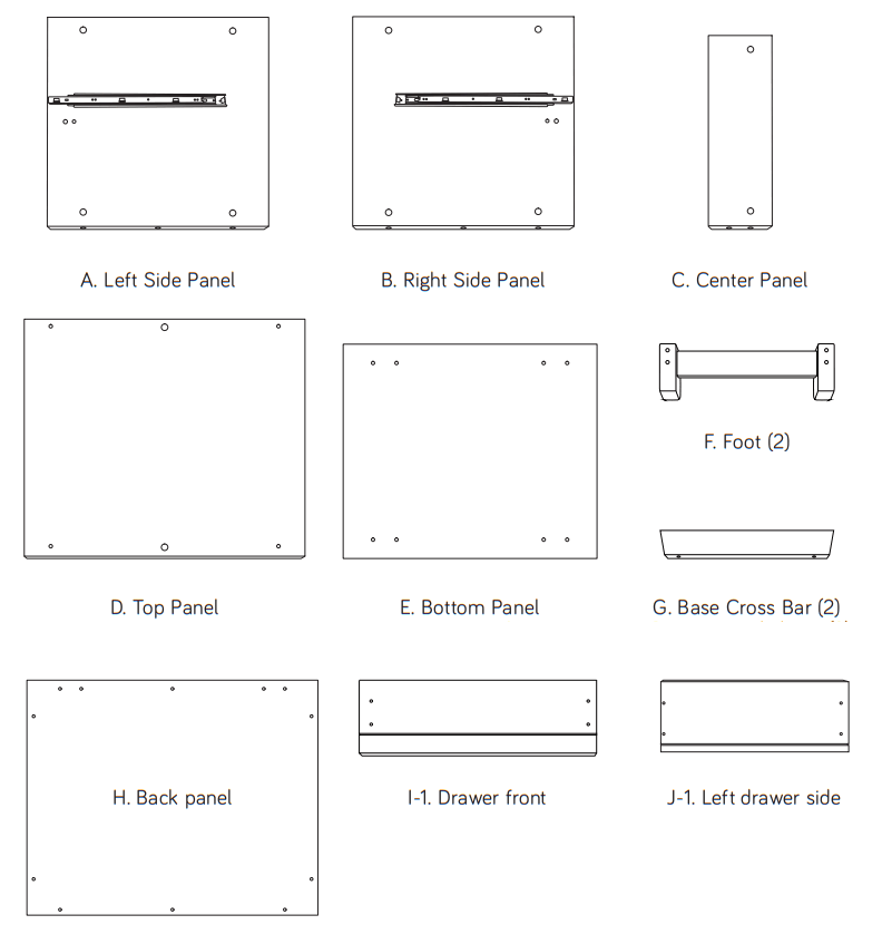 babyletto 4260 Hudson Nightstand with USB Port - Fig2