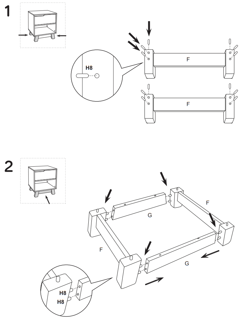 babyletto 4260 Hudson Nightstand with USB Port - Fig5
