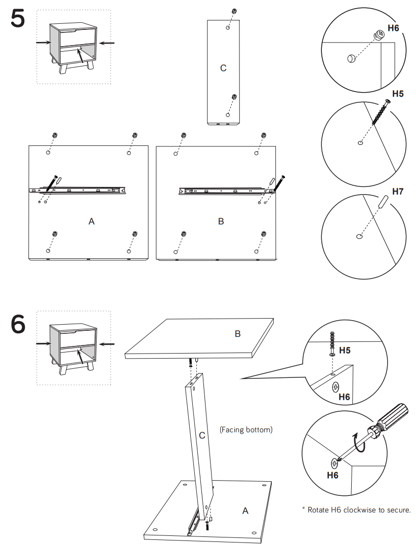 babyletto 4260 Hudson Nightstand with USB Port - Fig7