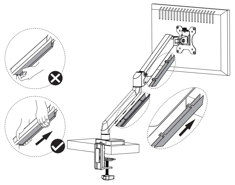 MOUNTUP MU0022 Single Monitor Counterbalance Desk Mount-fig13