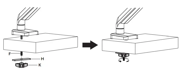 MOUNTUP MU0022 Single Monitor Counterbalance Desk Mount-fig6
