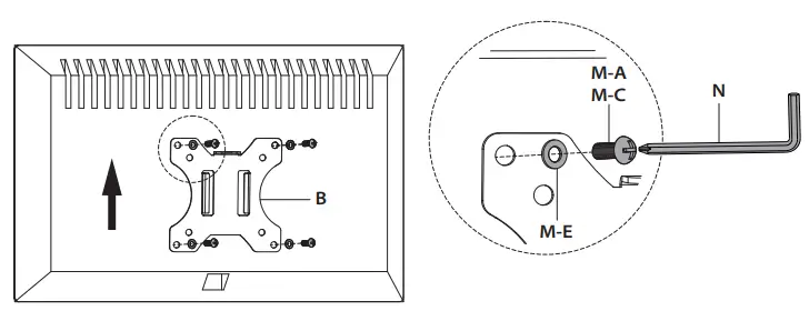 MOUNTUP MU0022 Single Monitor Counterbalance Desk Mount-fig7