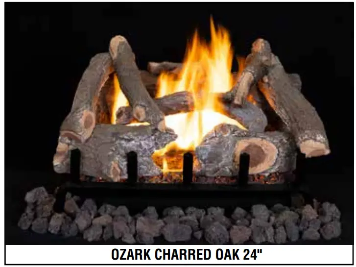 IHP DUALBURNER24N Vented Gas Log and Burner Set - fig 2