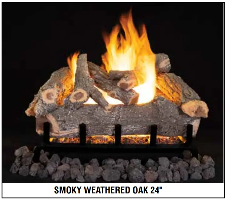 IHP DUALBURNER24N Vented Gas Log and Burner Set - fig 3