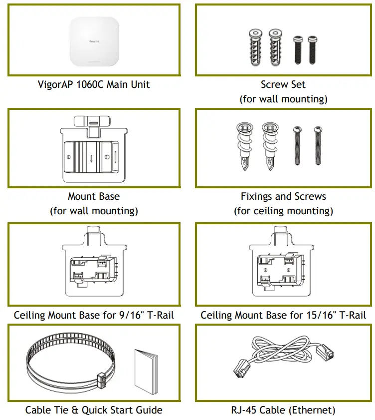 DrayTek VigorAP 1060C Powerful Wireless Ceiling Mount AP fig 15