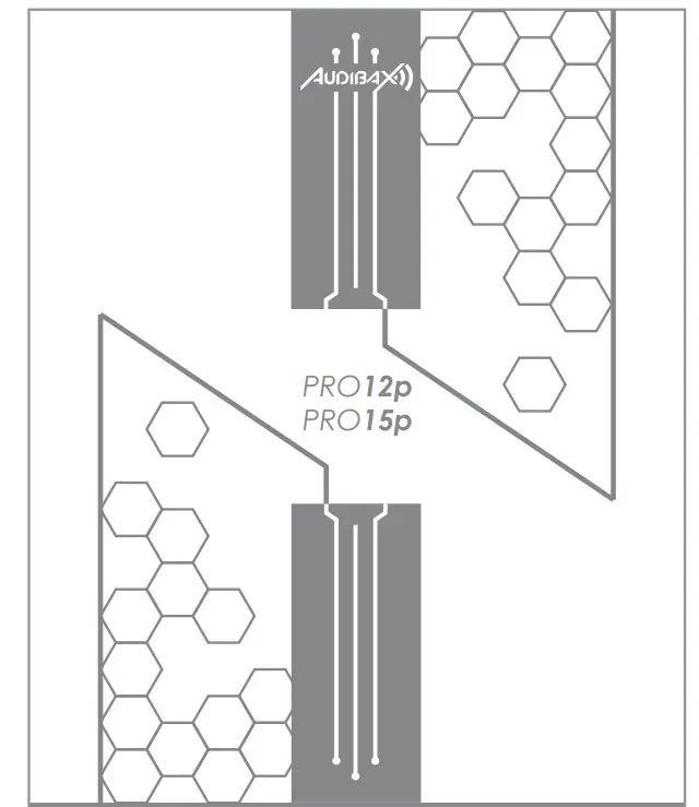 AUDIBAX PRO15p Altavoz Pasivo