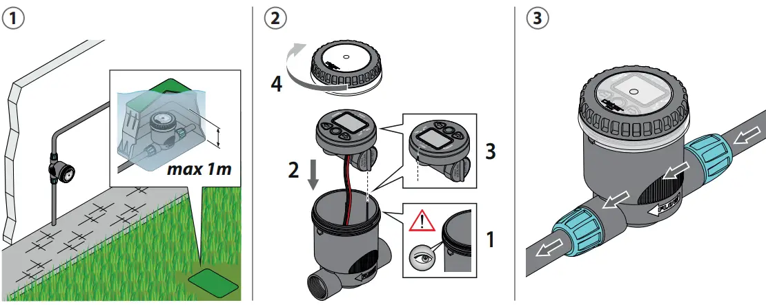 Claber 90826 Programmable Solenoid Valve-FIG2