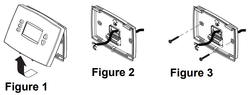 Honeywell RTH2510 7-day Programmable Thermostat - terminals