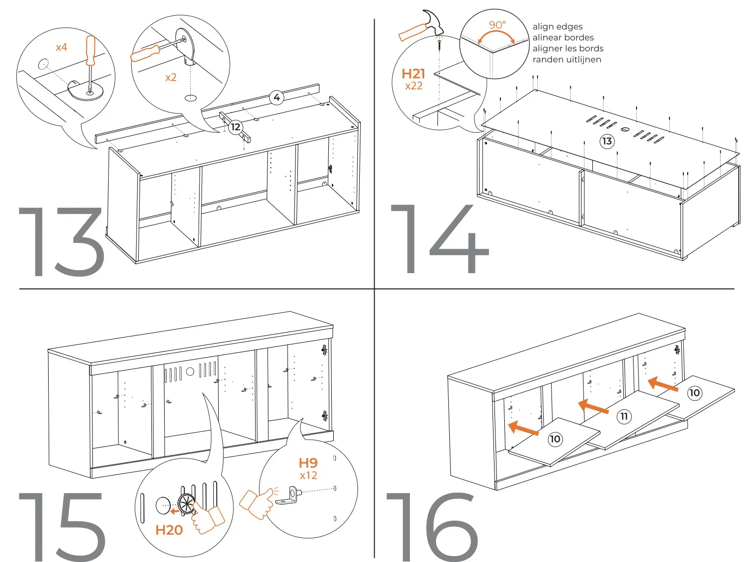ASHLEY 10504588 TV Stand - Figure 13-16