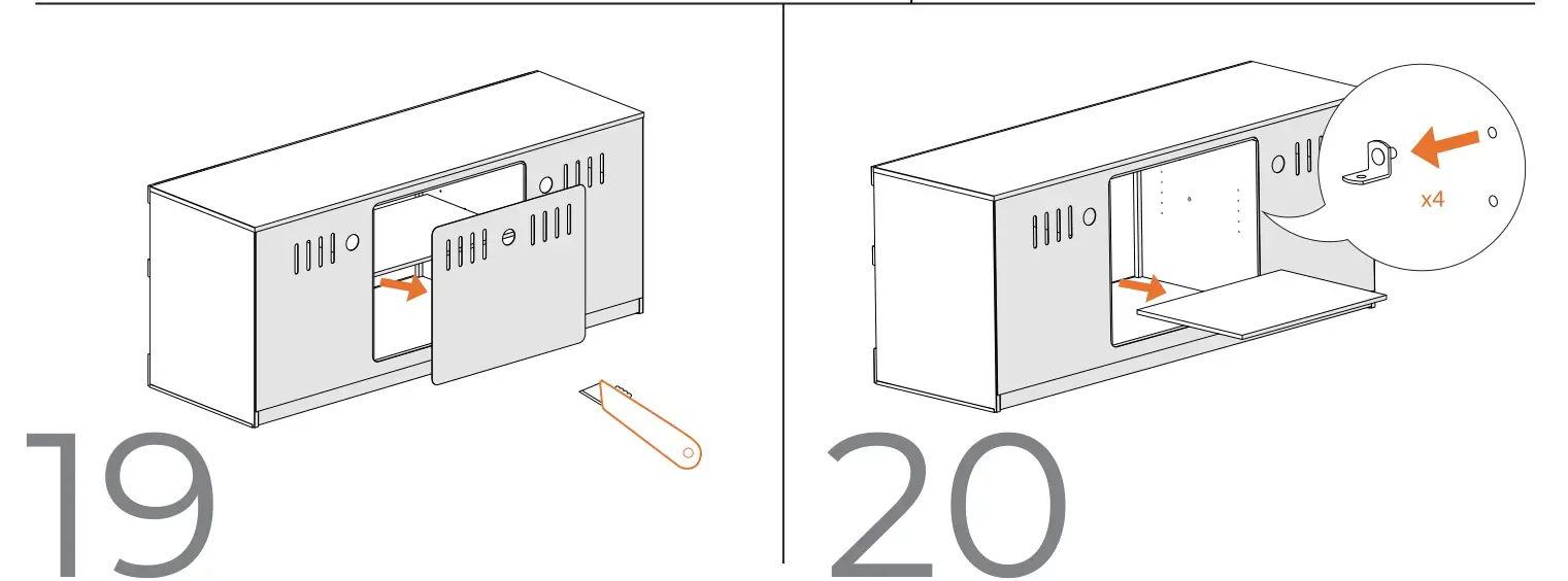 ASHLEY 10504588 TV Stand - Figure 19-20