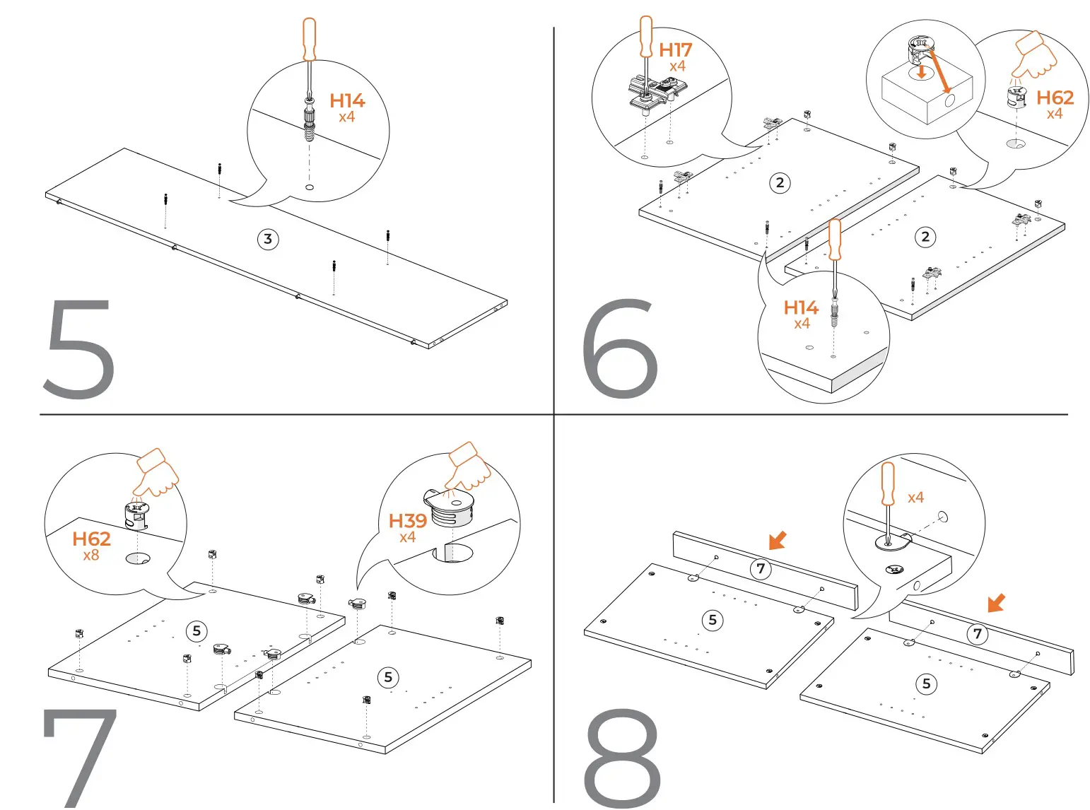 ASHLEY 10504588 TV Stand - Figure 5-8