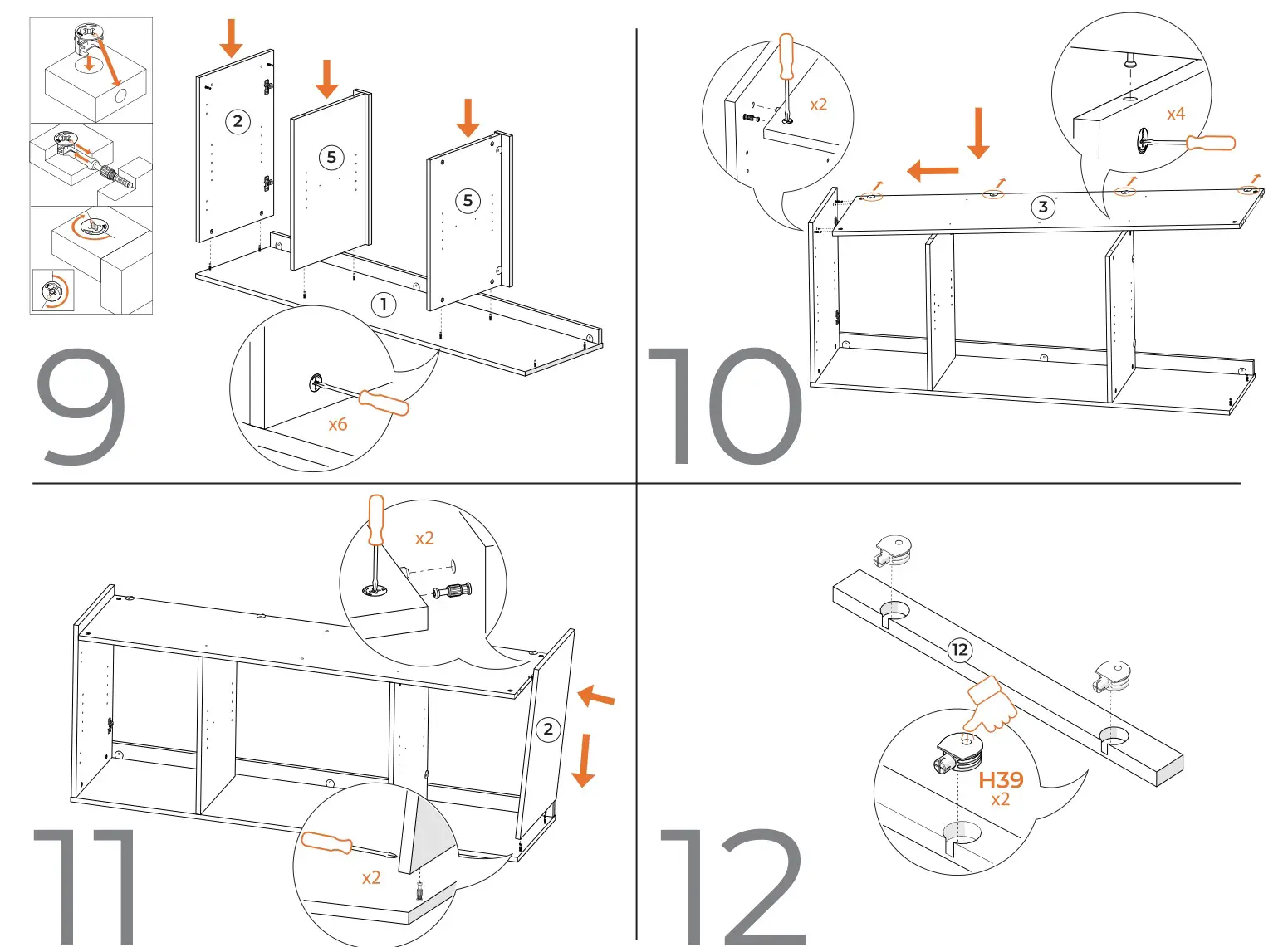 ASHLEY 10504588 TV Stand - Figure 9-12