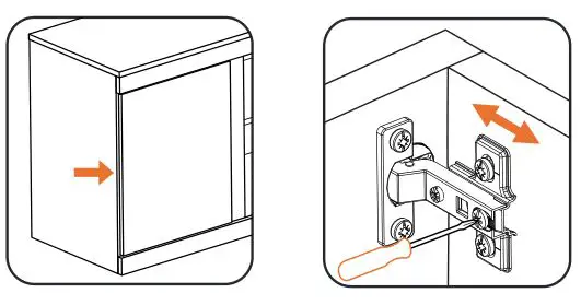 ASHLEY 10504588 TV Stand - If door is rubbing on the side