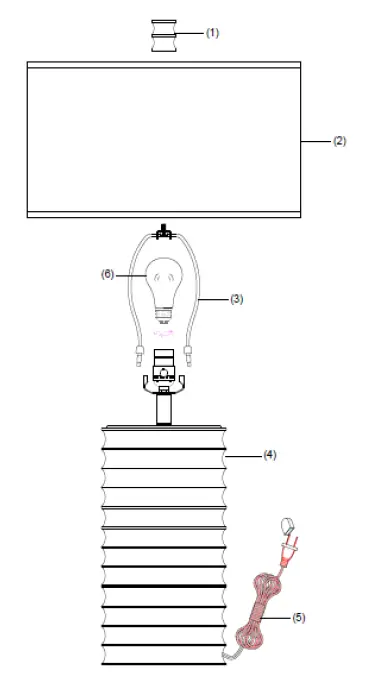 TREND TT4080 Wave II-Aged -Brass-Lighting-Table-Lamp-FIG-1
