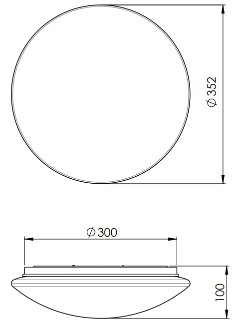 VIZULO 66712 Shell Basic LED Luminaire fig 18