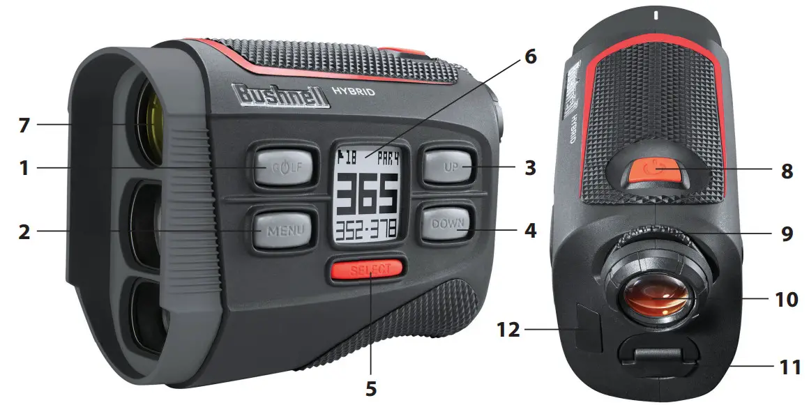 Bushnell Golf 201835 HYBRID Laser GPS Rangefinder - Bushnell Golf Website