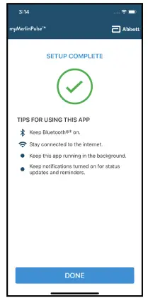 Abbott myMerlinPulse App - FIG 12