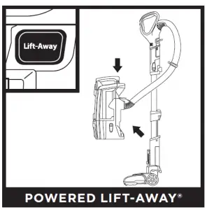 Shark ZU620 Series Rotator Powered Lift-Away Speed Upright Vacuum with Self-Cleaning Brushroll